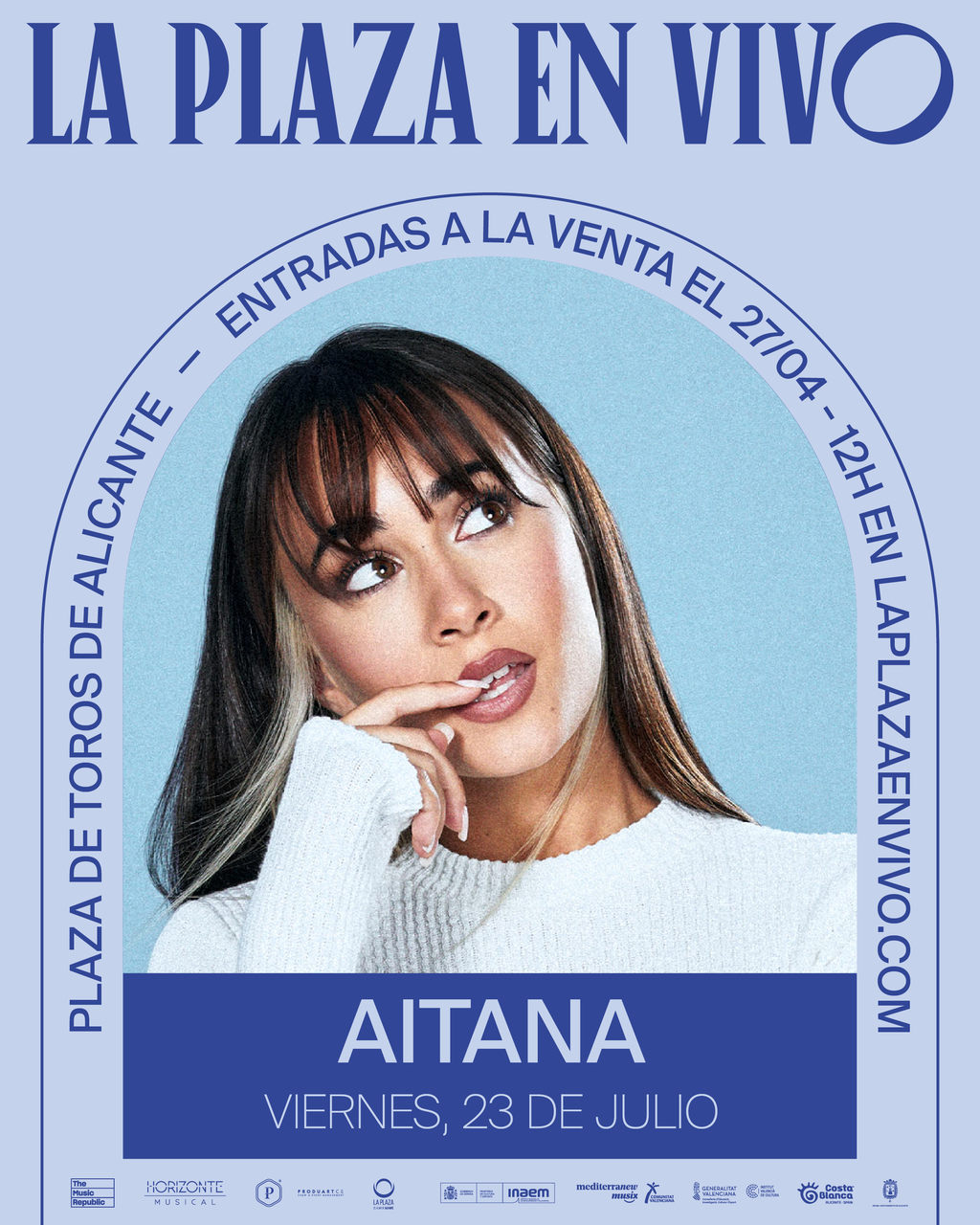 LAPLAZAENVIVO_AITANA Aitana en Alicante