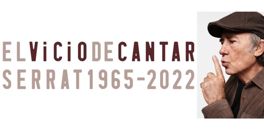 Cartel de la gira El vicio de cantar de Serrat