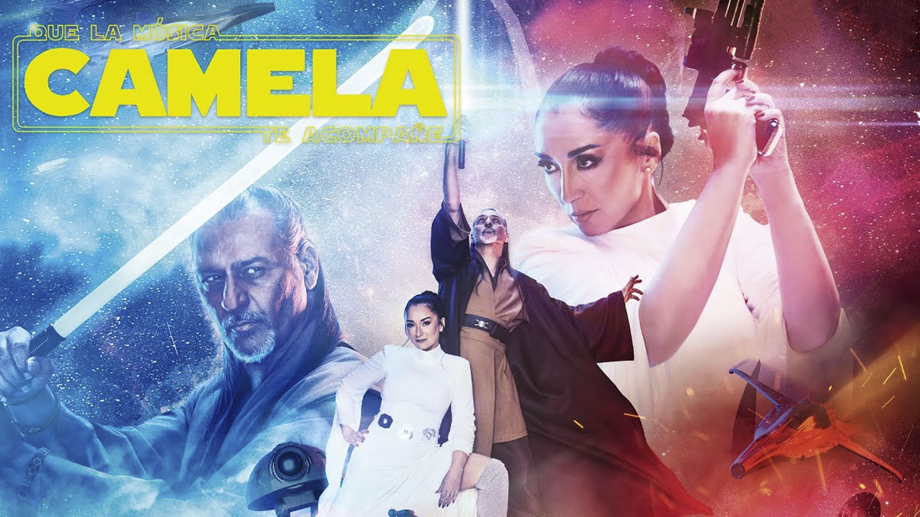 Cartel de Camela Cartel de Camela al estilo de Star Wars