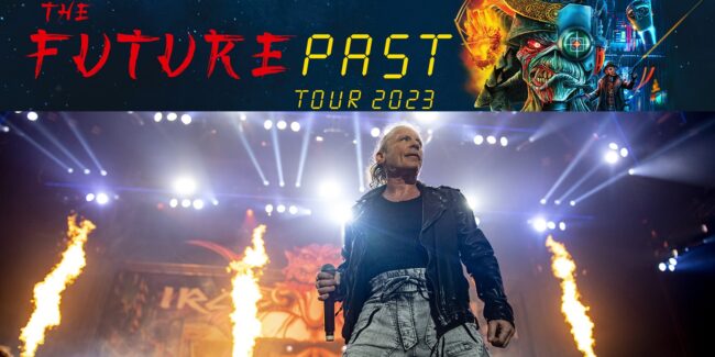IRON MAIDEN 2023 FUTURE PAST TOUR Iron Maiden Future Past Tour 2023