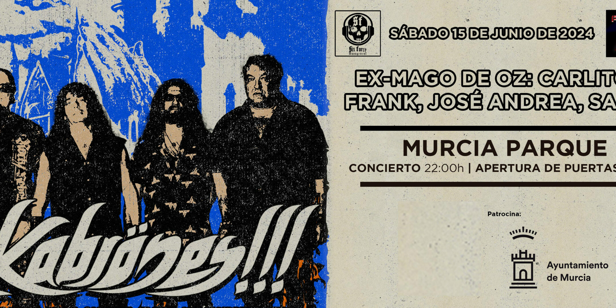 kabrones cartel concierto murcia Cartel de concierto de Kabrönes!!! en Murcia