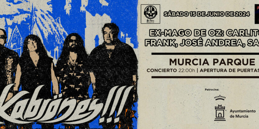 Cartel de concierto de Kabrönes!!! en Murcia