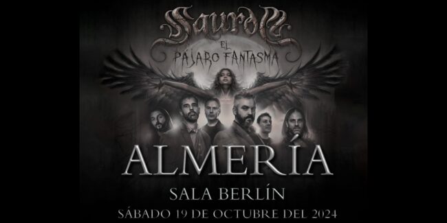 portada saurom Portada del concierto de Saurom en Almería
