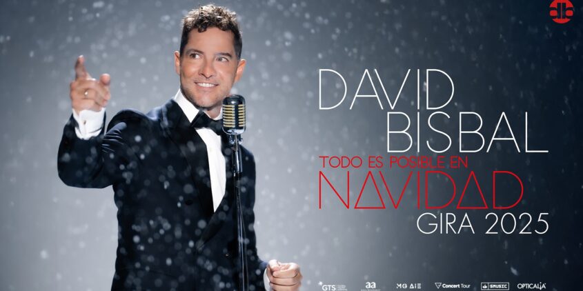 David Bisbal Cartel gira Todo es posible en Navidad