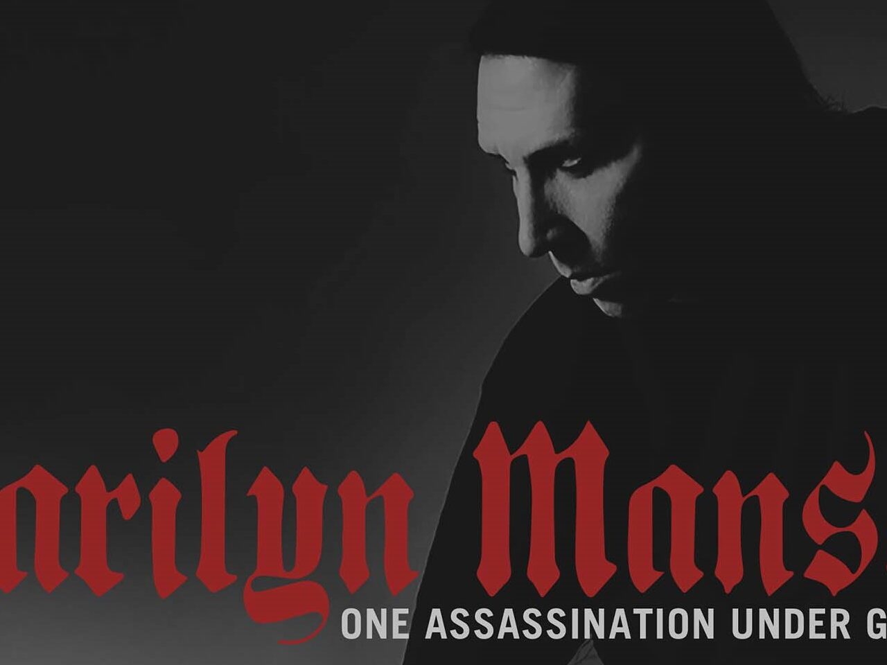 Marilyn Manson, cartel de One assassination under god tour
