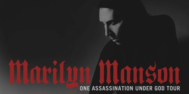 Marilyn Manson, cartel de One assassination under god tour